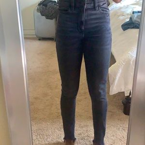 American Eagle Super Stretch Dark Gray Jeans